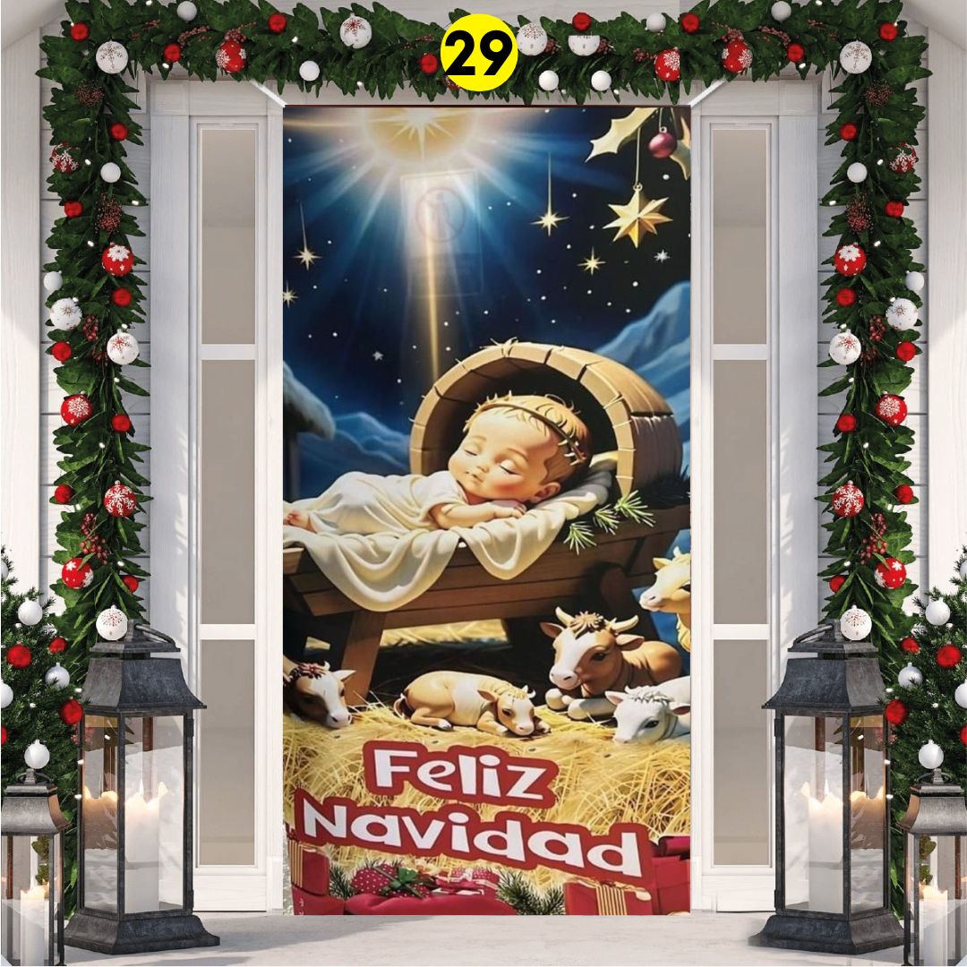 Funda Noél – Bienvenida con Espíritu Navideño
